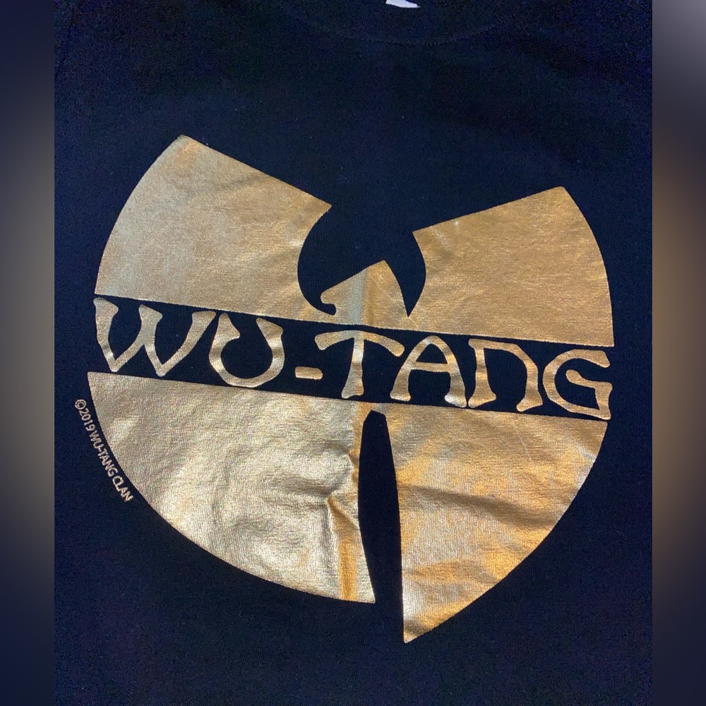 Kids H&M Wu-Tang Black & Gold Tee- 8-10Y - Picture 2 of 3